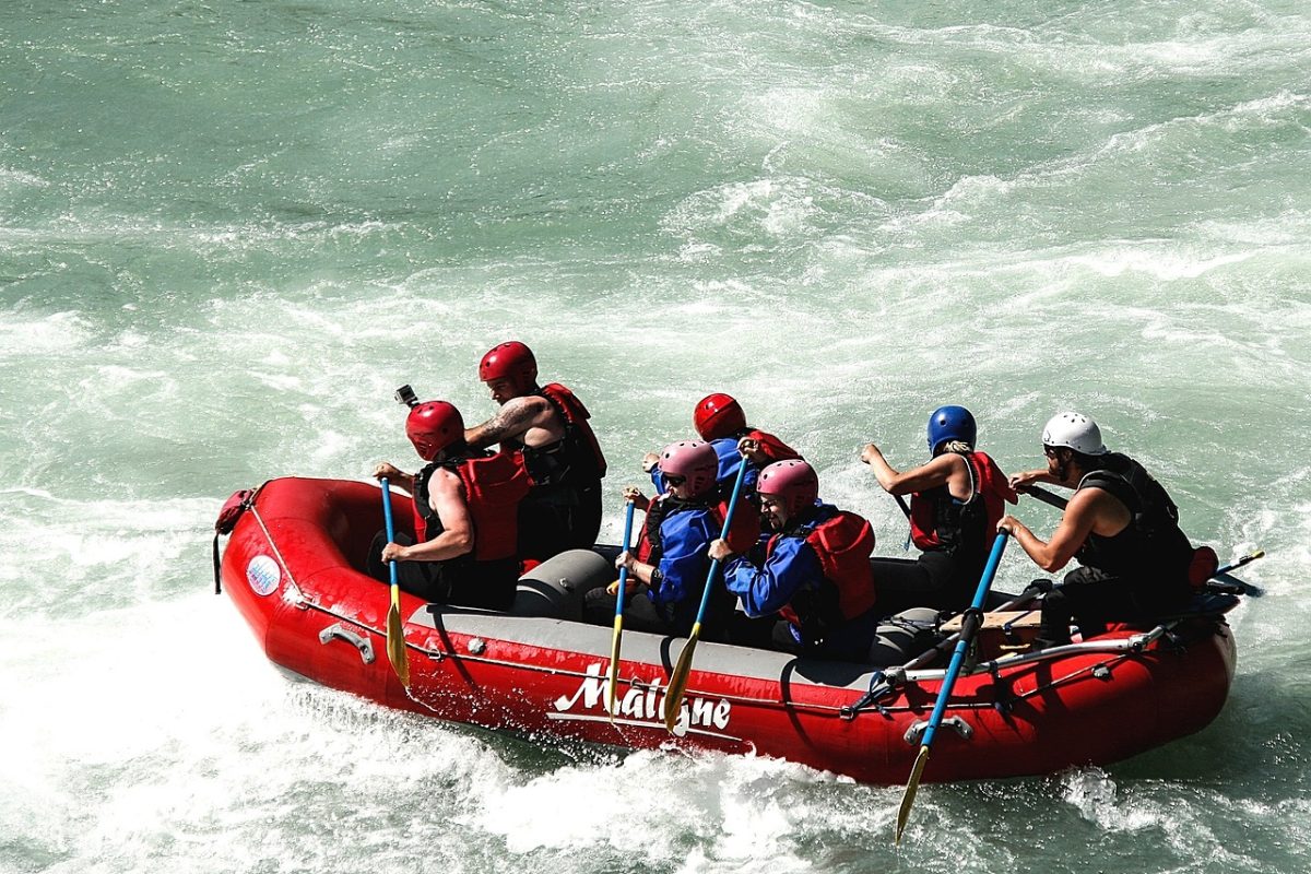 white water raft
